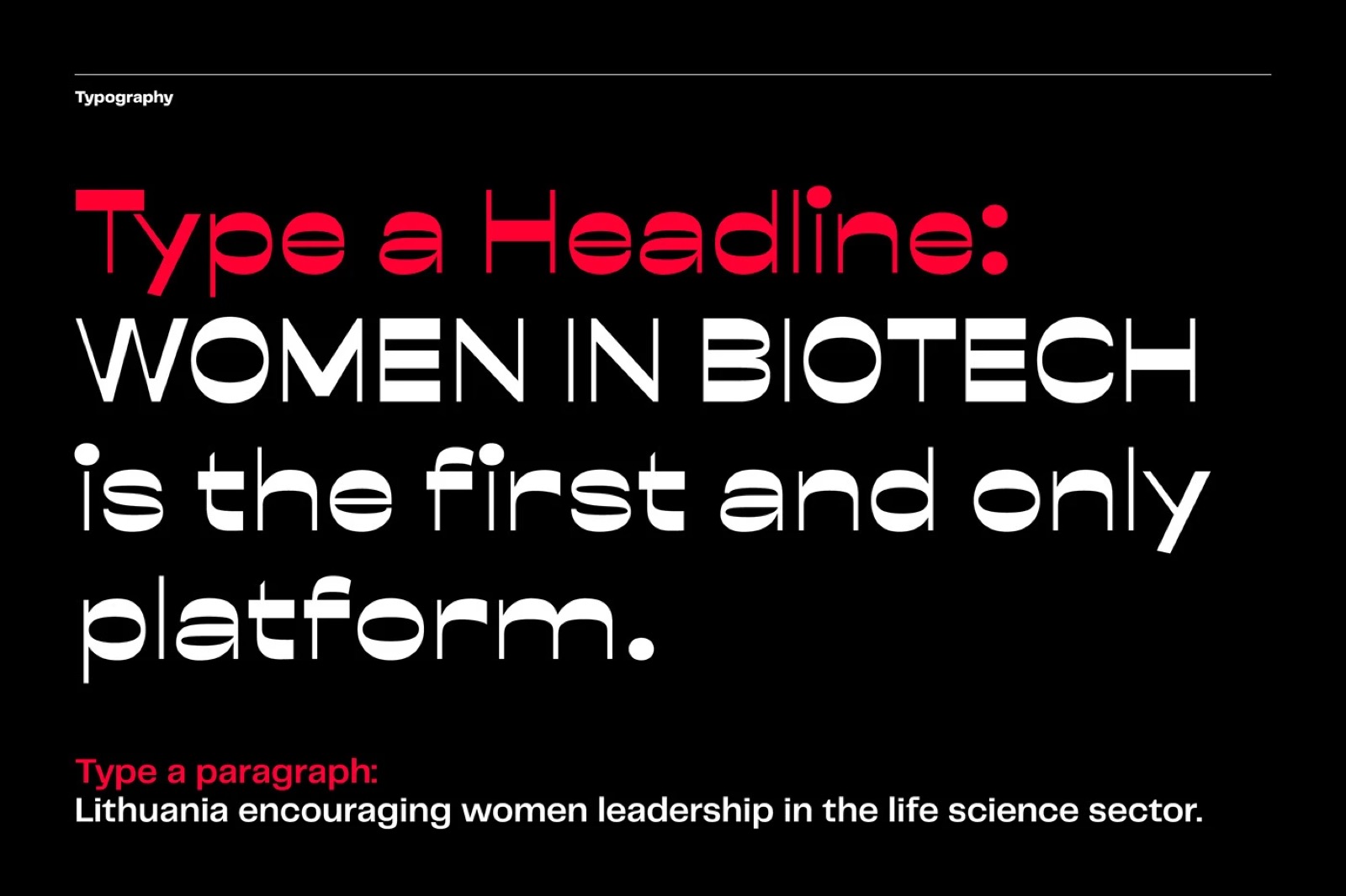 Women in Biotech Branding