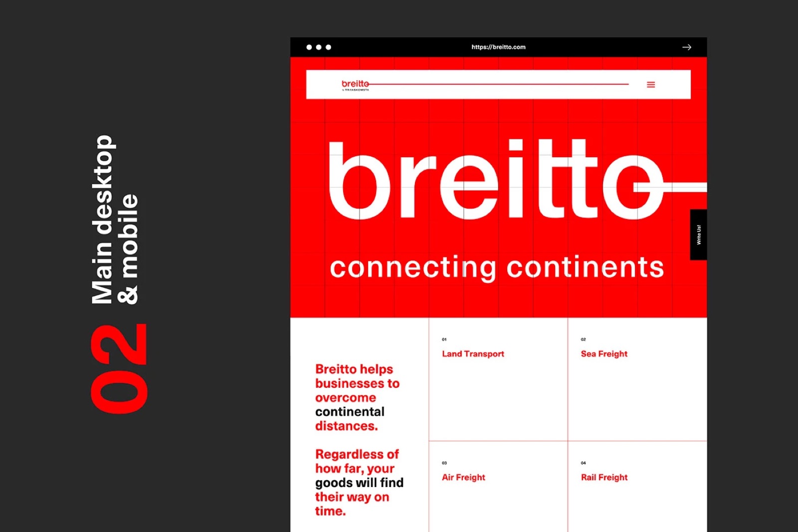 Breitto UI/UX design