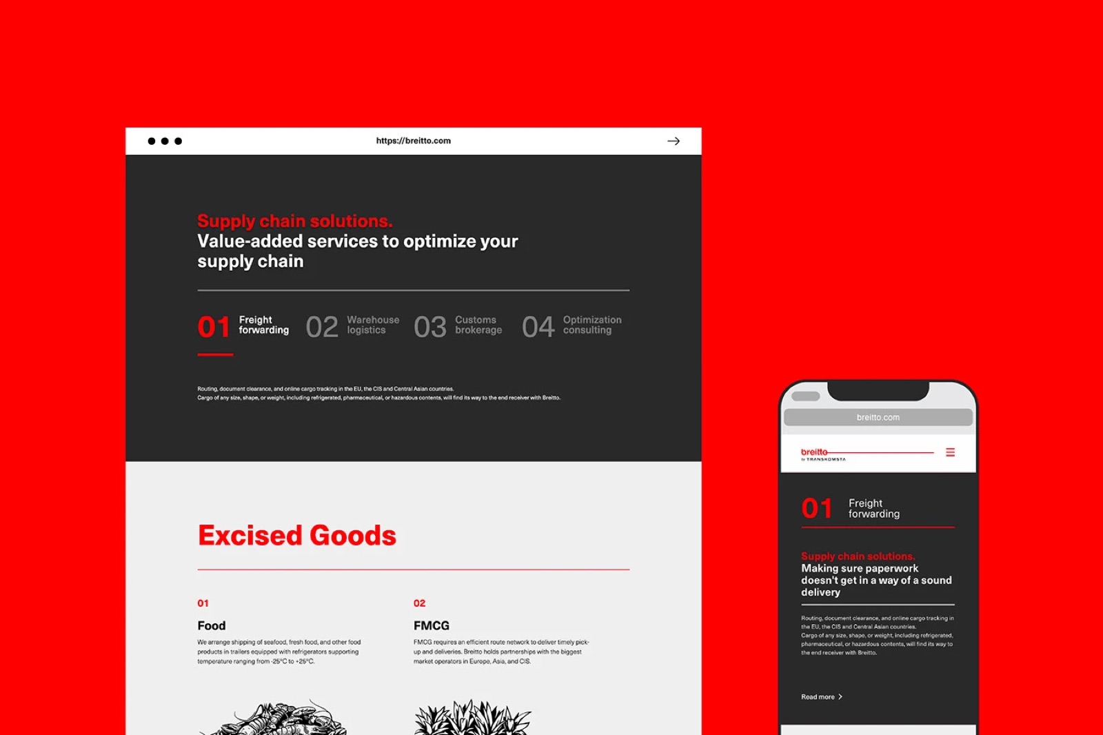 Breitto UI/UX design