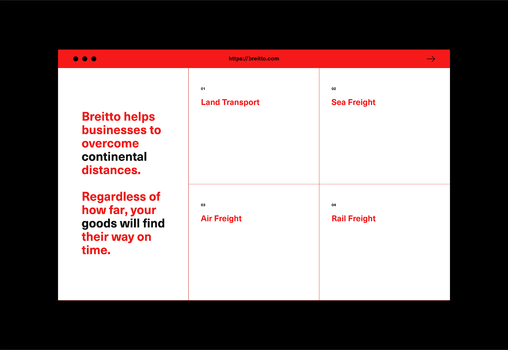 Breitto UI/UX design