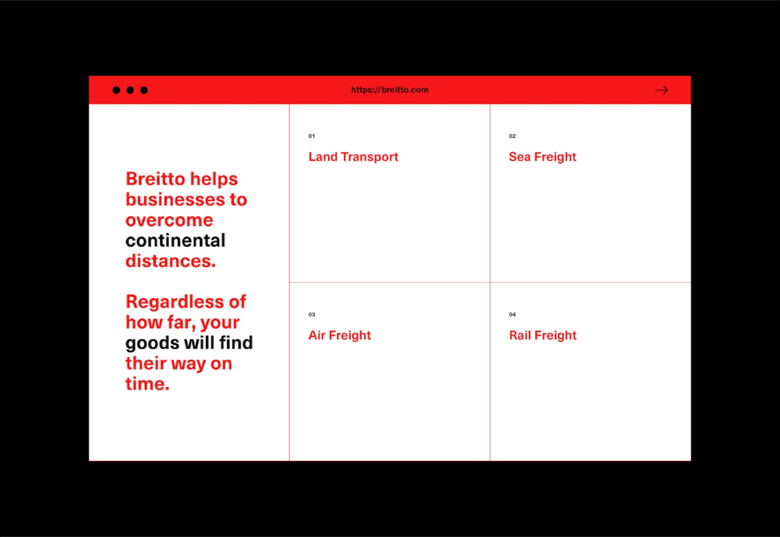 Breitto UI/UX design