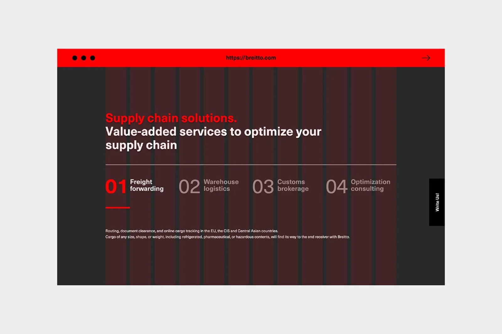 Breitto UI/UX design