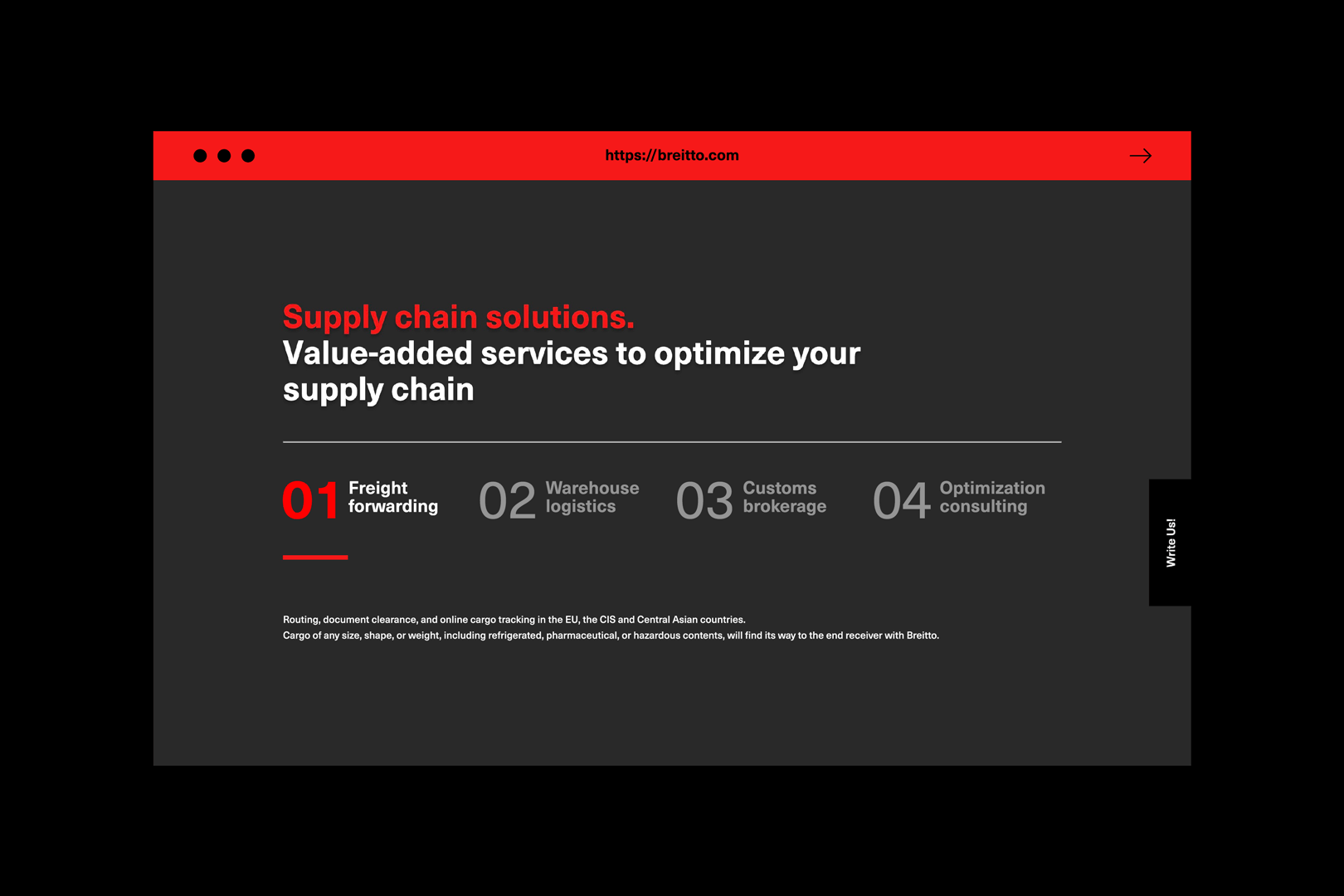 Breitto UI/UX design