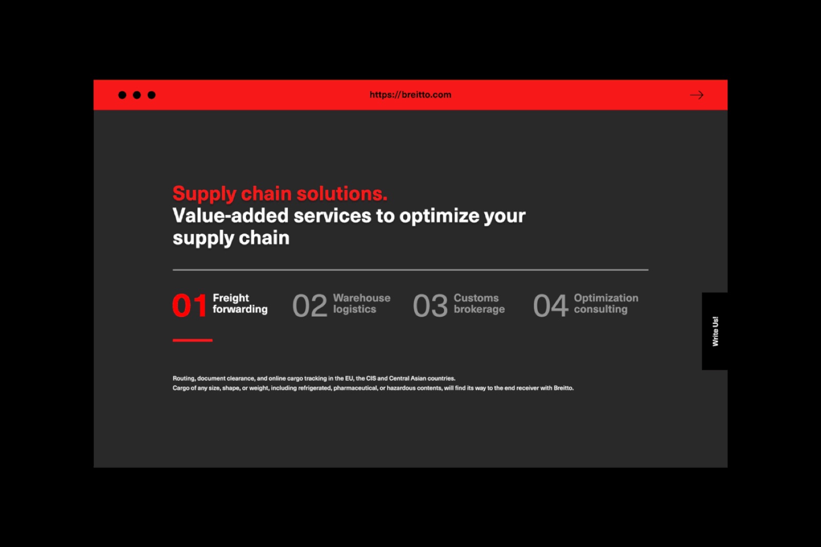 Breitto UI/UX design