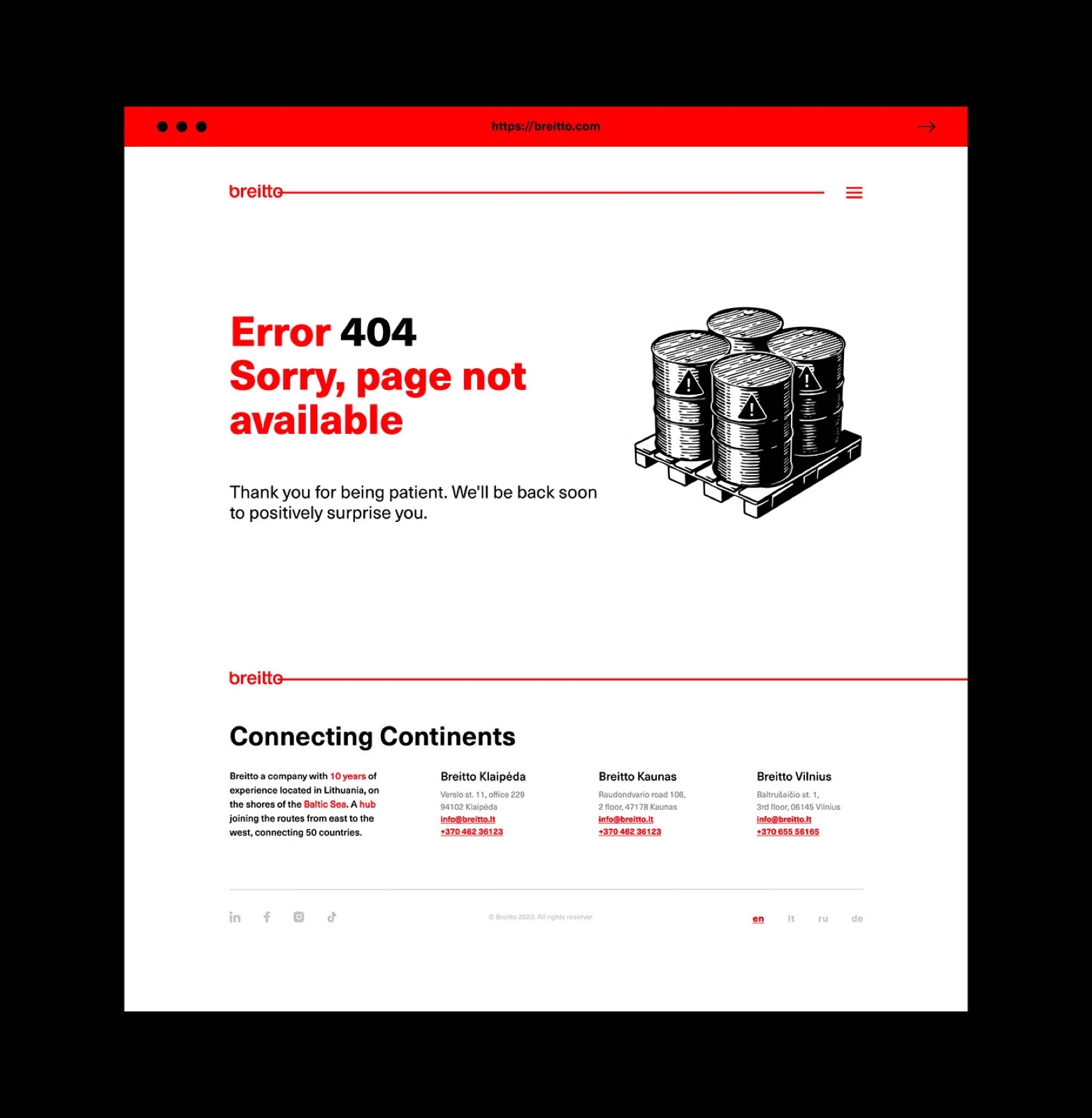 Breitto UI/UX design