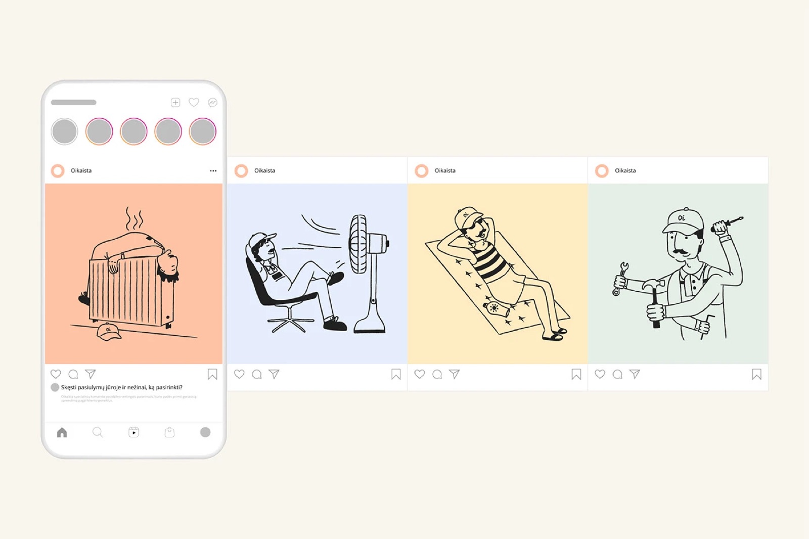 Oikaista branding