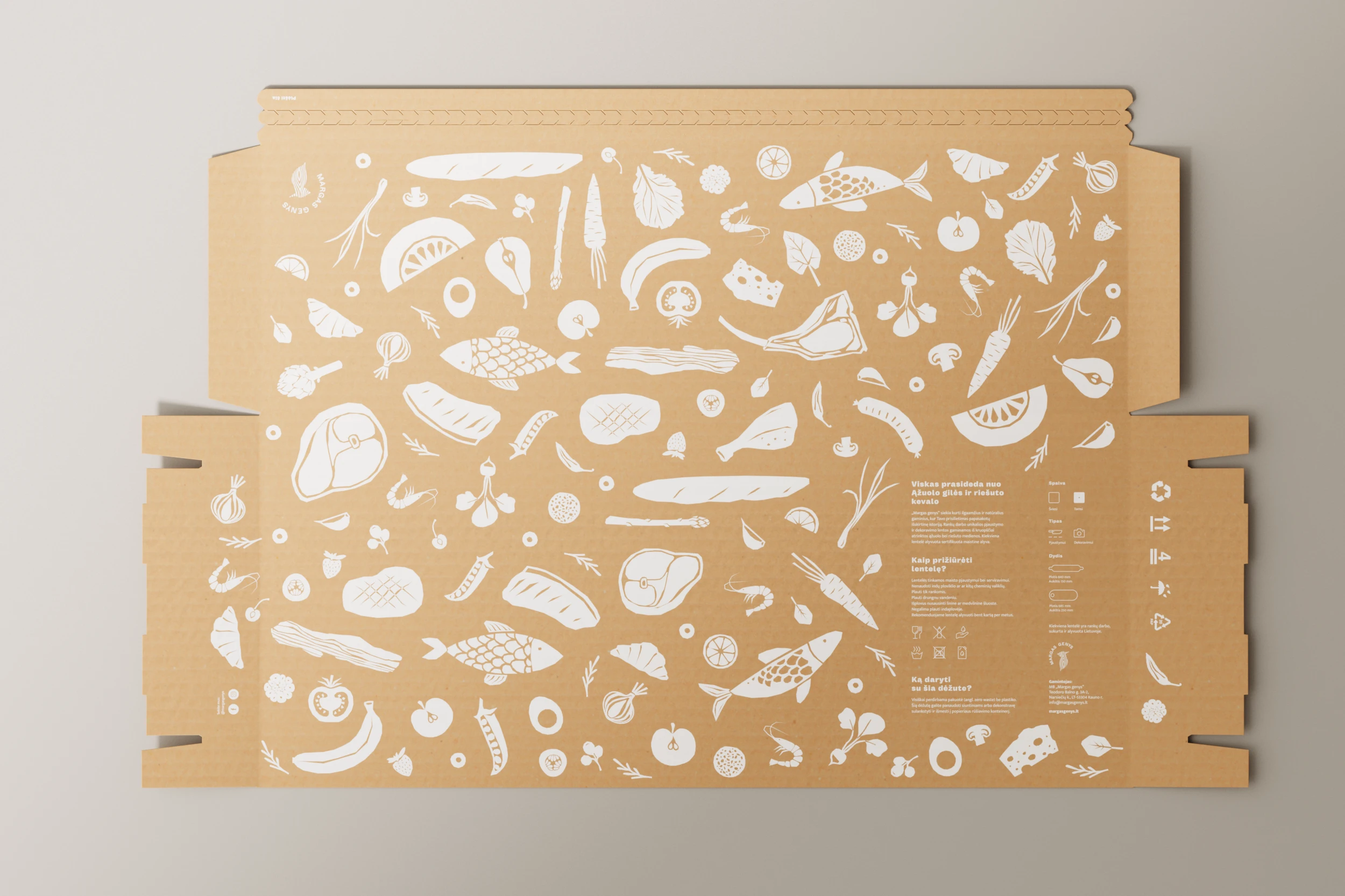 Cutting board design & packaging