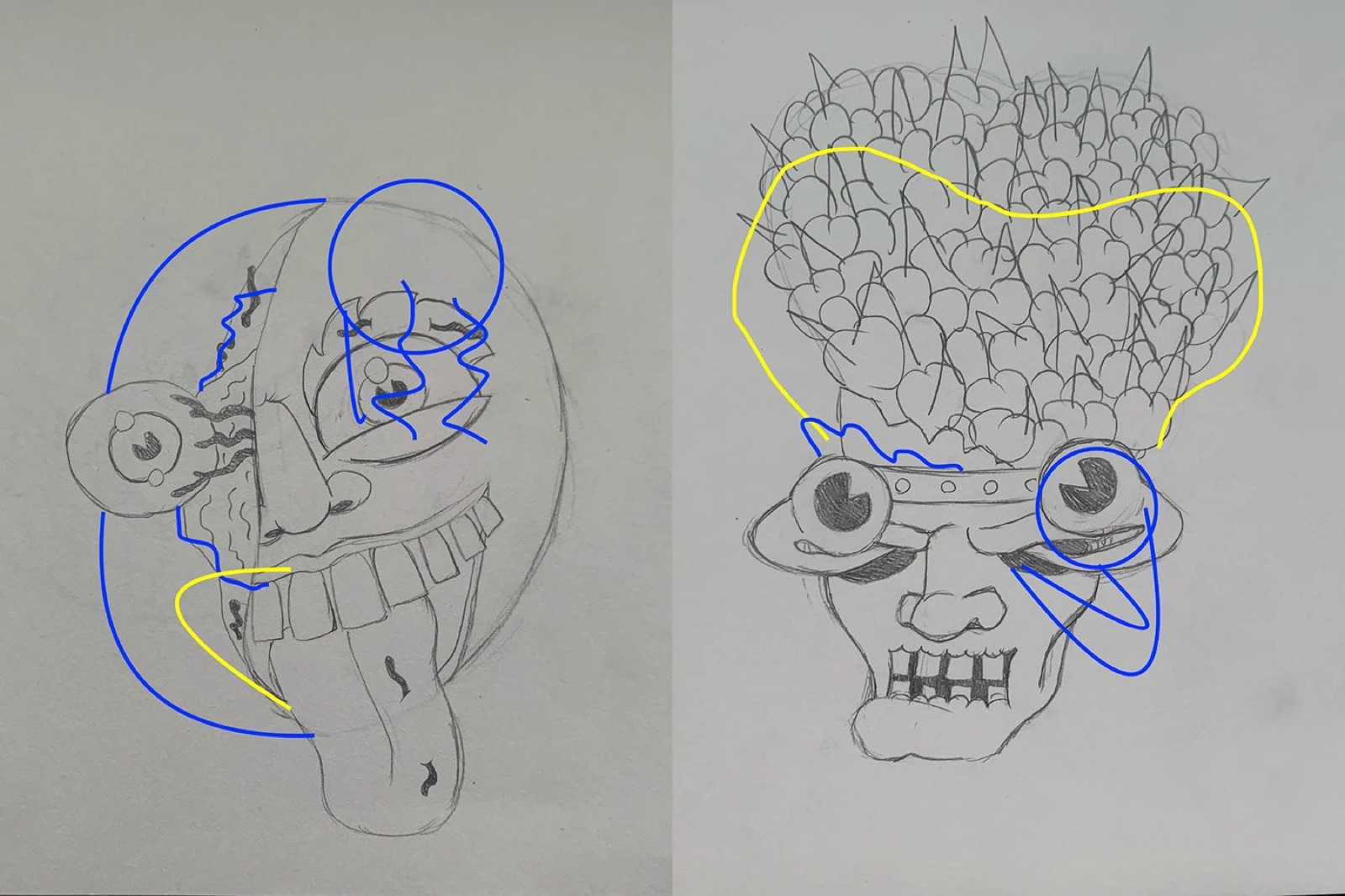 Image may contain: drawing, sketch and child art