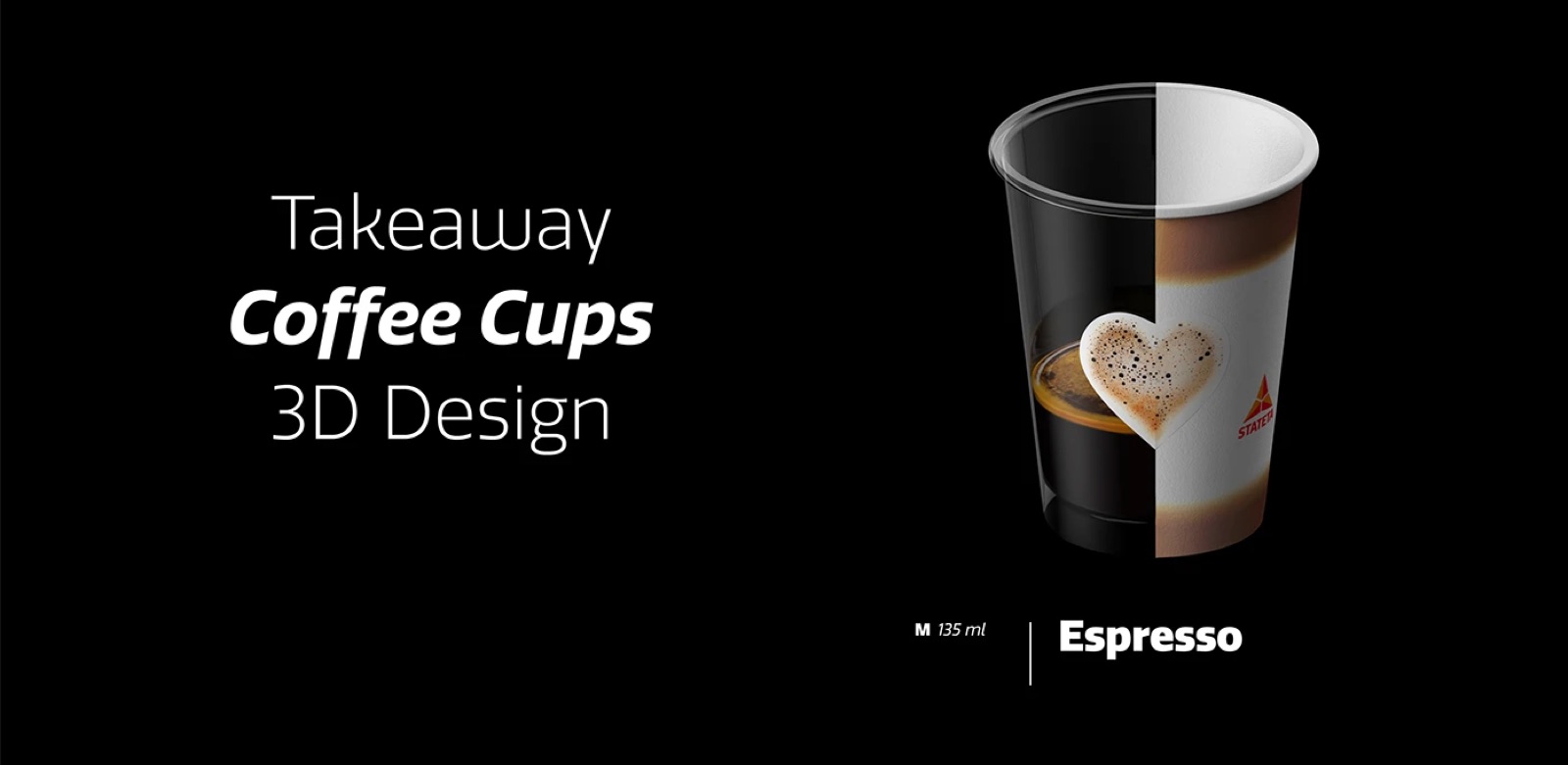 3D Coffee Cups