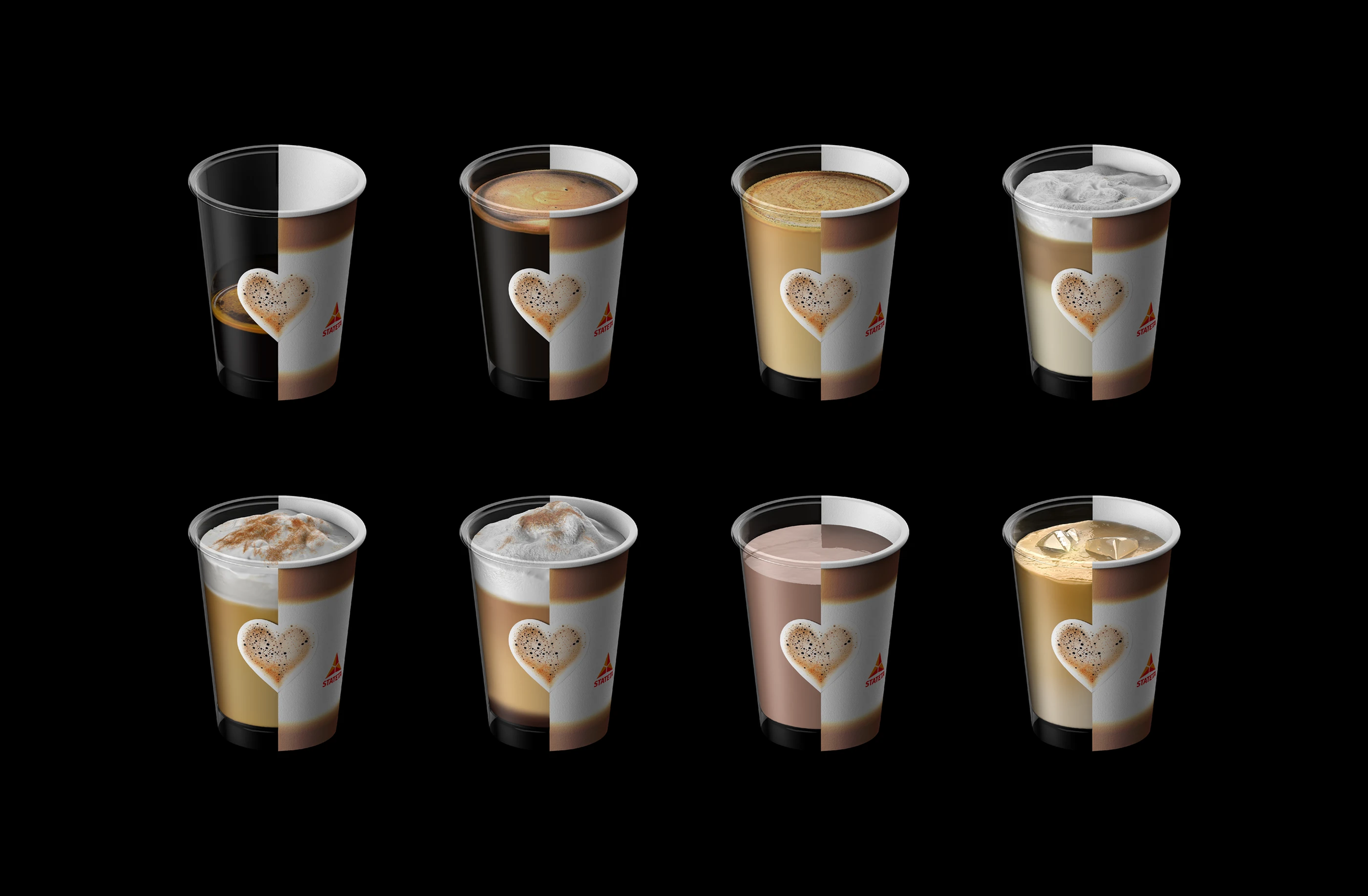 3D Coffee Cups