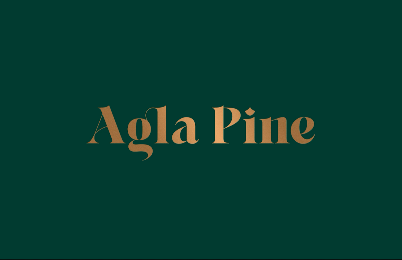 Agla Pine Branding