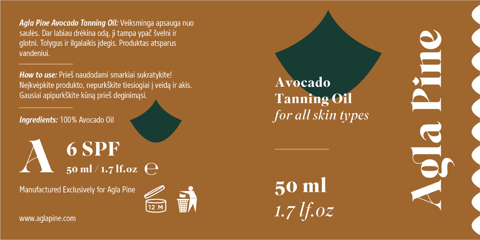 Agla Pine Avocado Oil