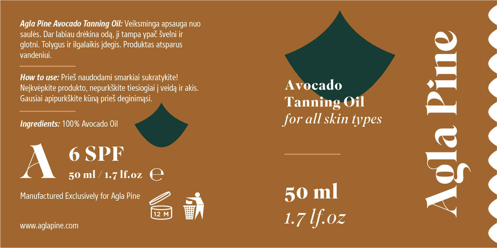 Agla Pine Avocado Oil