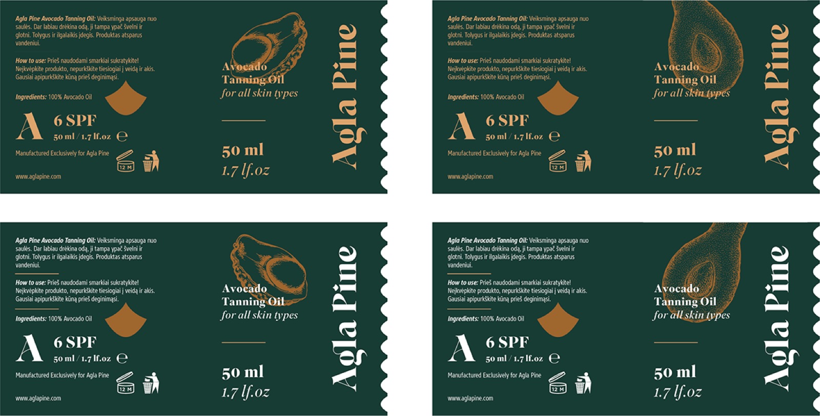 Agla Pine Avocado Oil