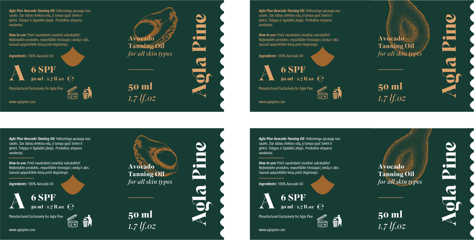 Agla Pine Avocado Oil