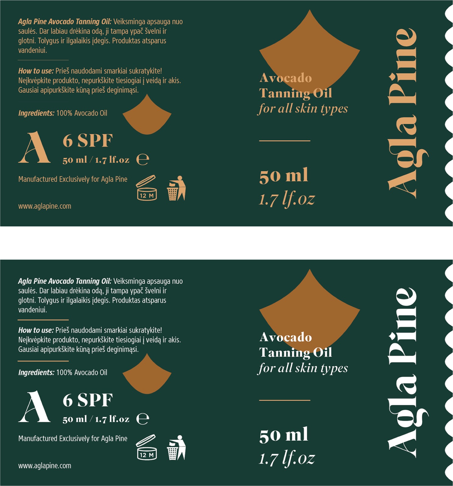 Agla Pine Avocado Oil