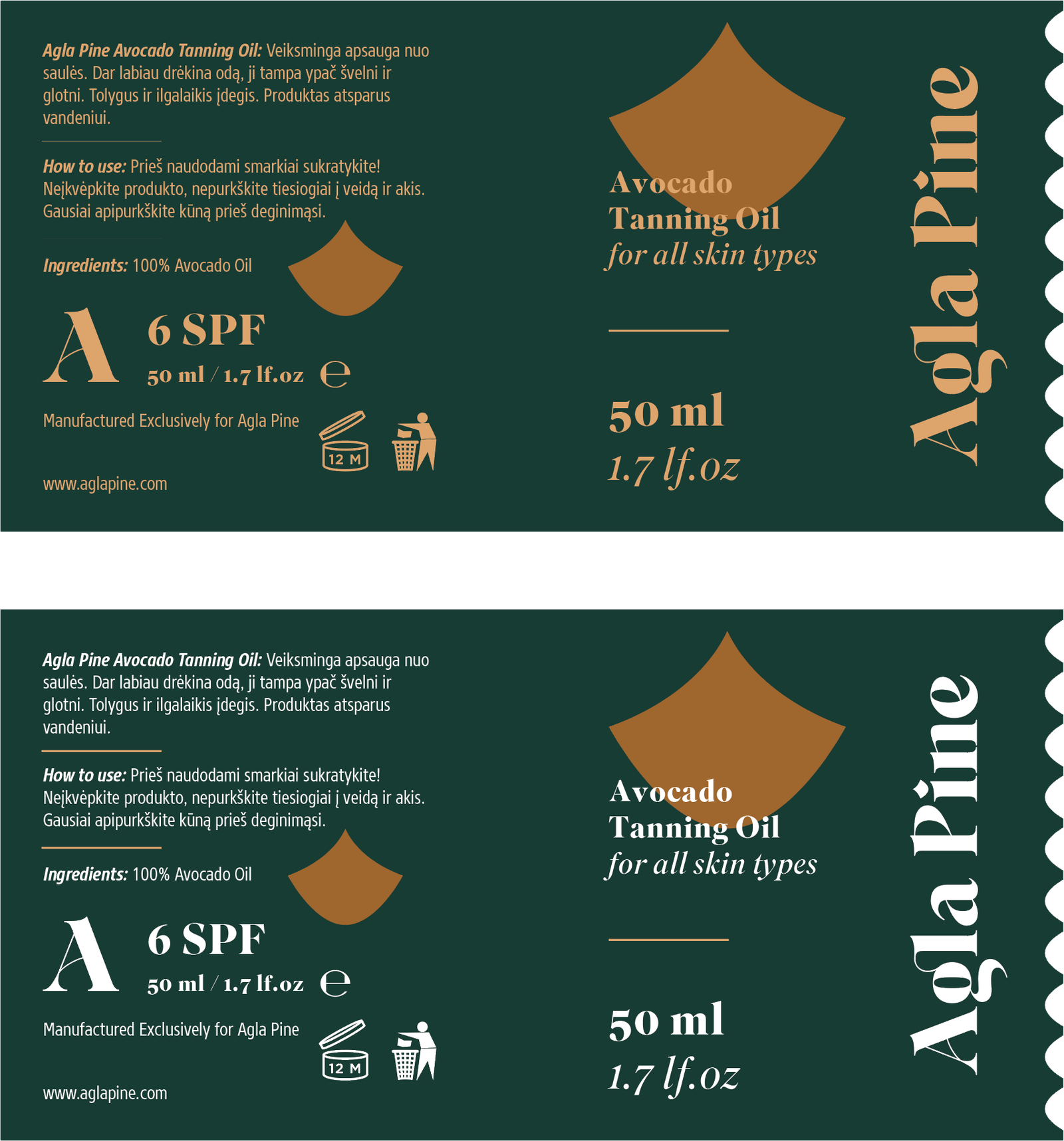 Agla Pine Avocado Oil