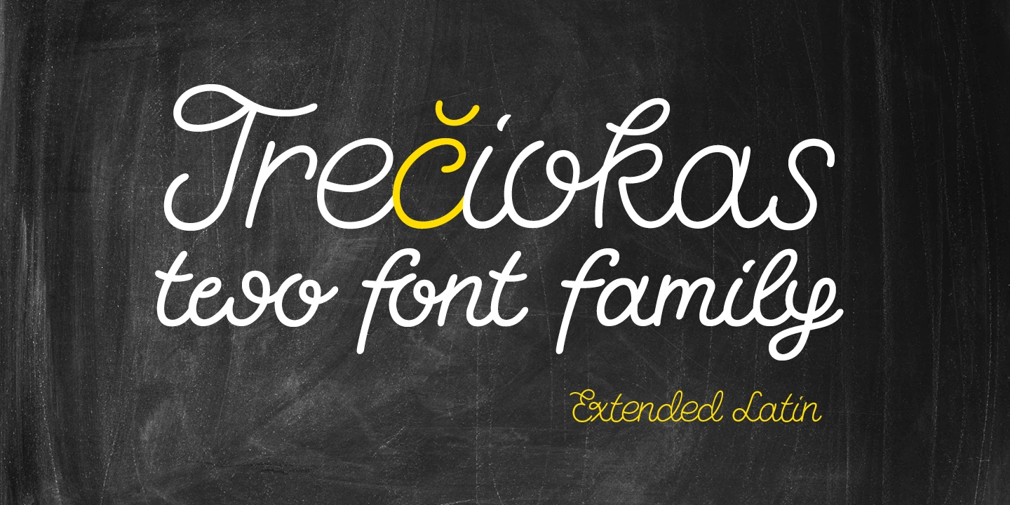 Treciokas typeface