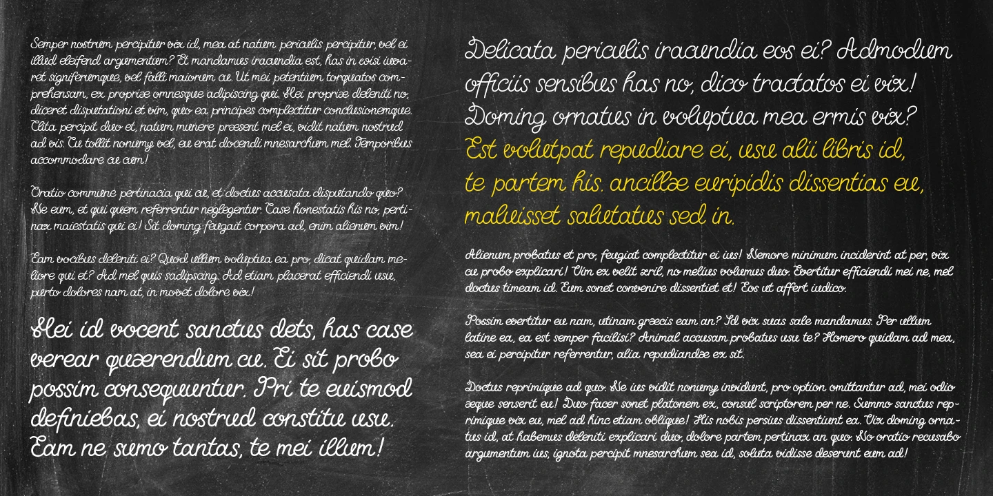 Treciokas typeface