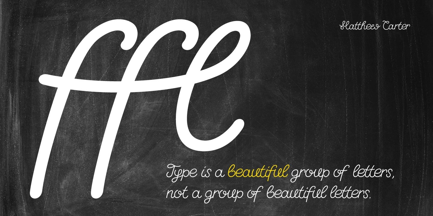 Treciokas typeface