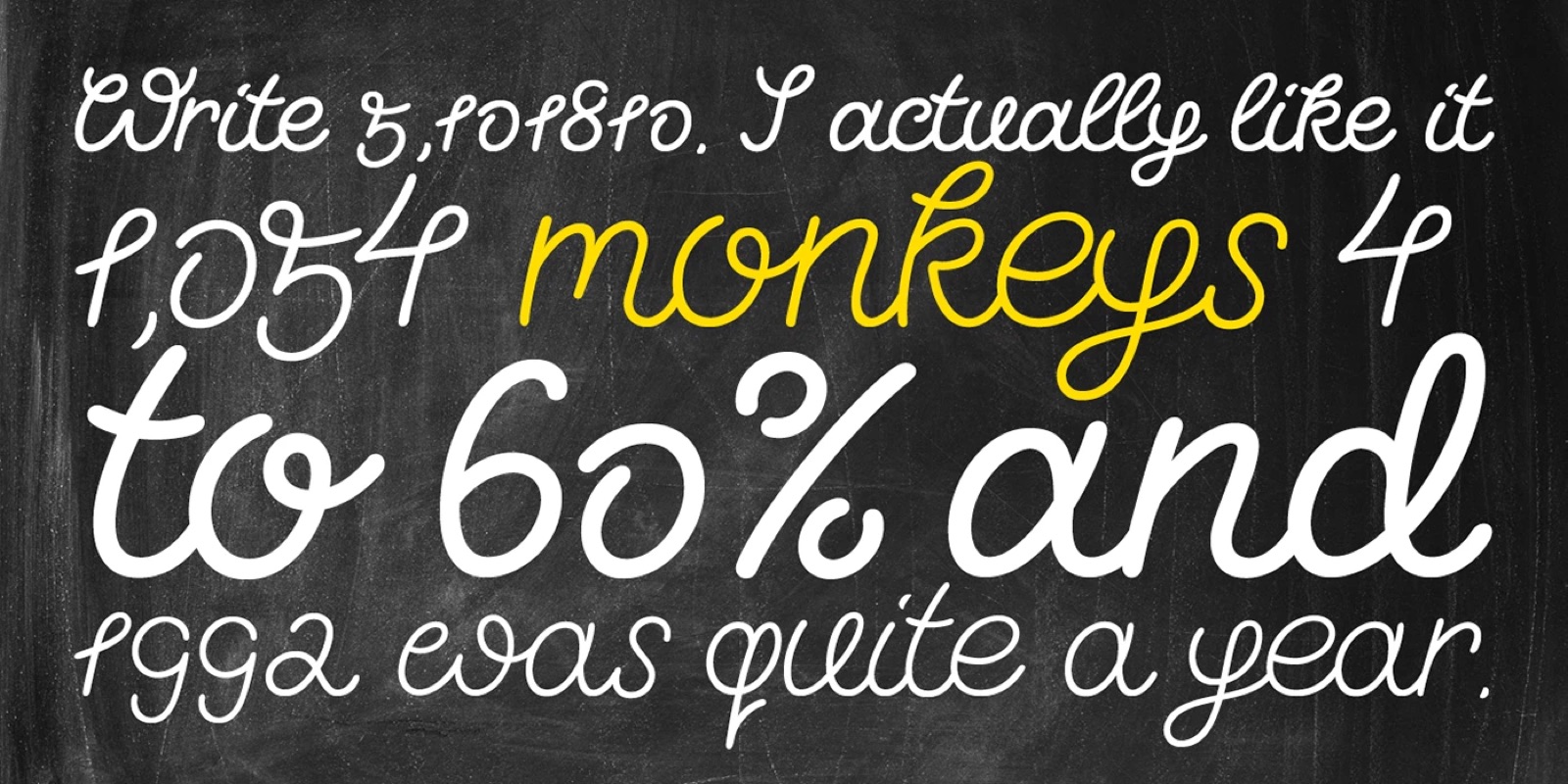 Treciokas typeface