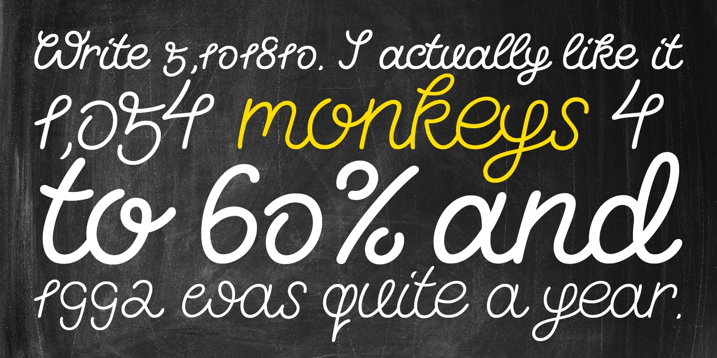 Treciokas typeface