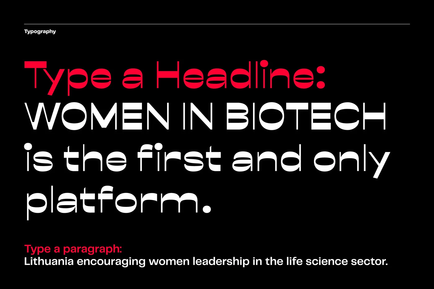 Women in Biotech Branding