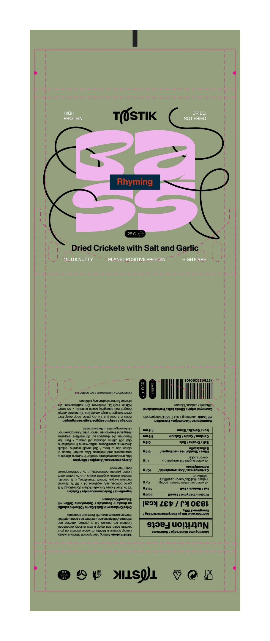 Tastik packaging