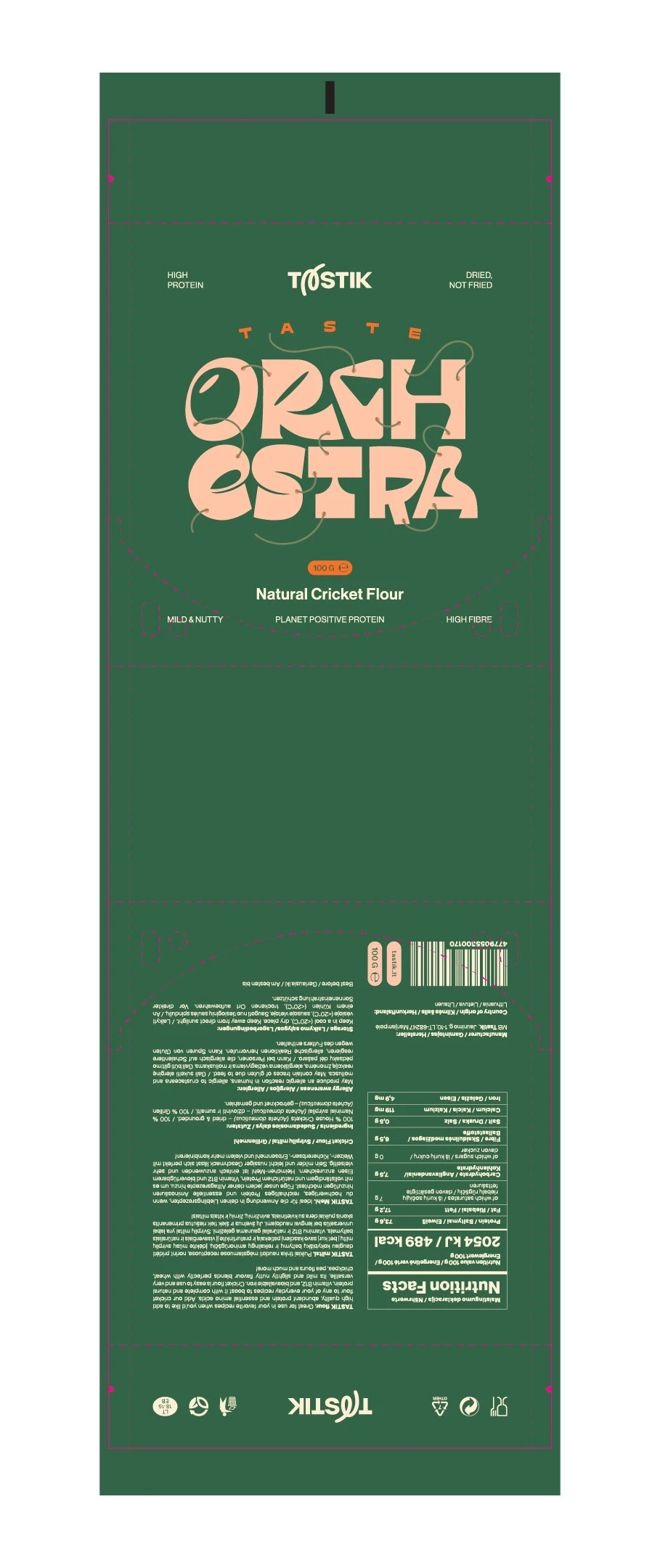 Tastik packaging