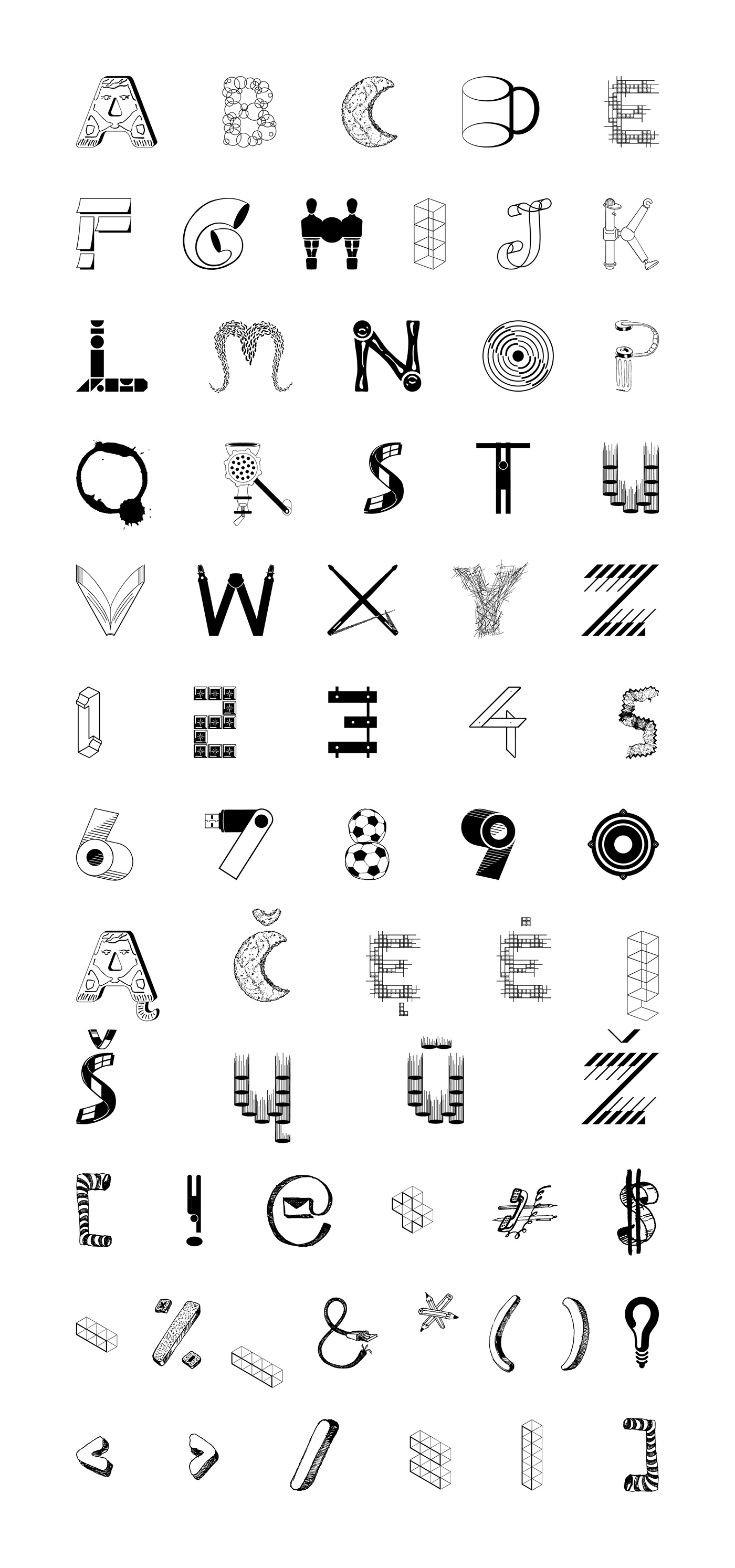 Decorative typeface