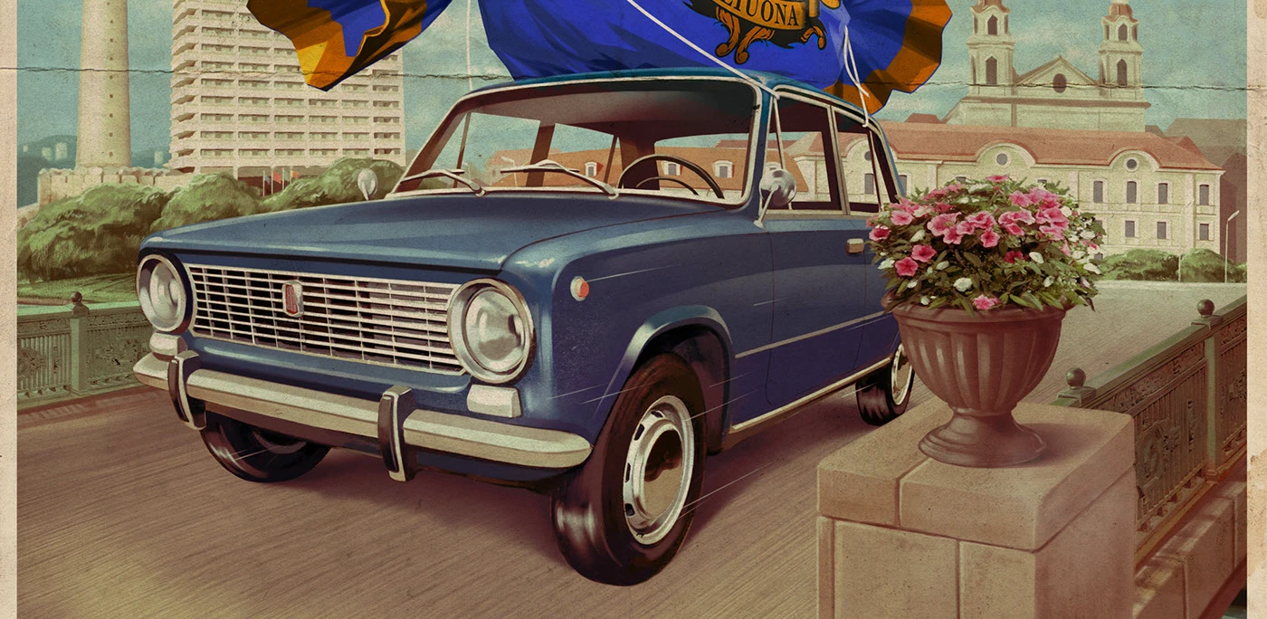 „Veliuona“ candy poster