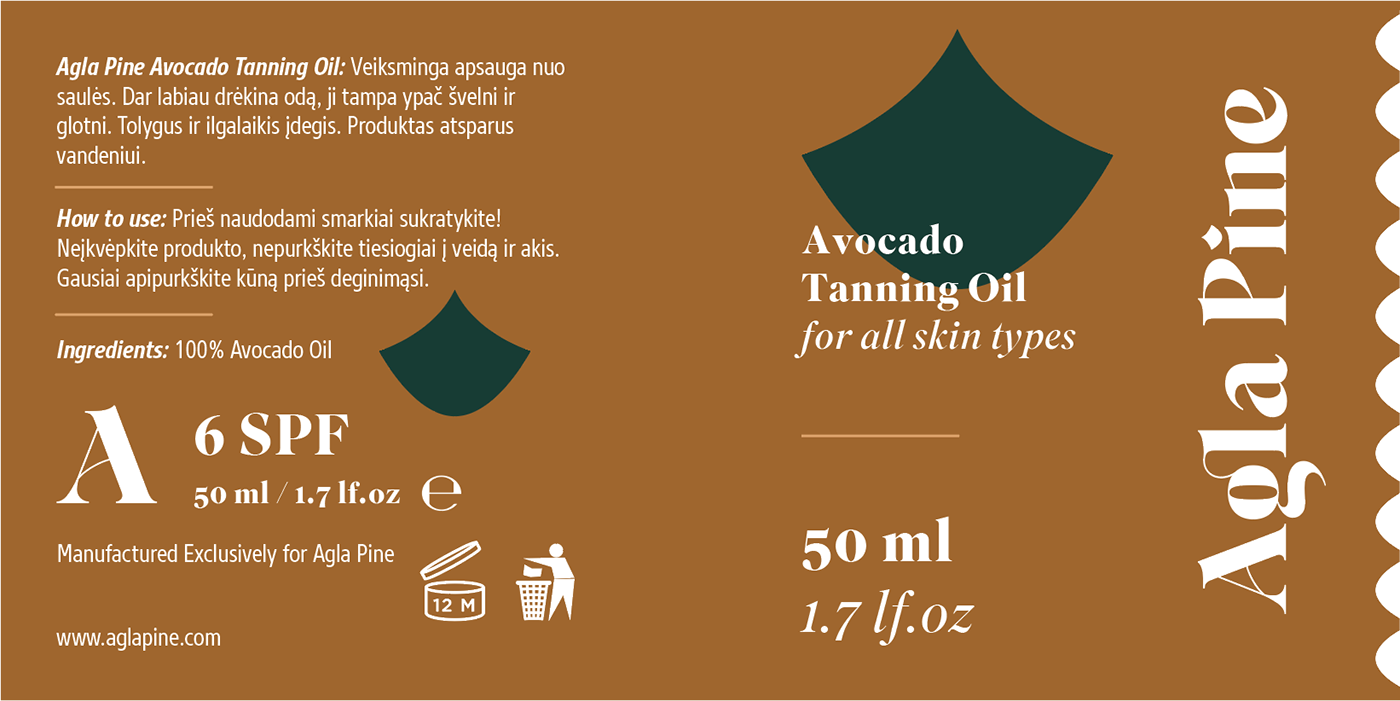 Agla Pine Avocado Oil