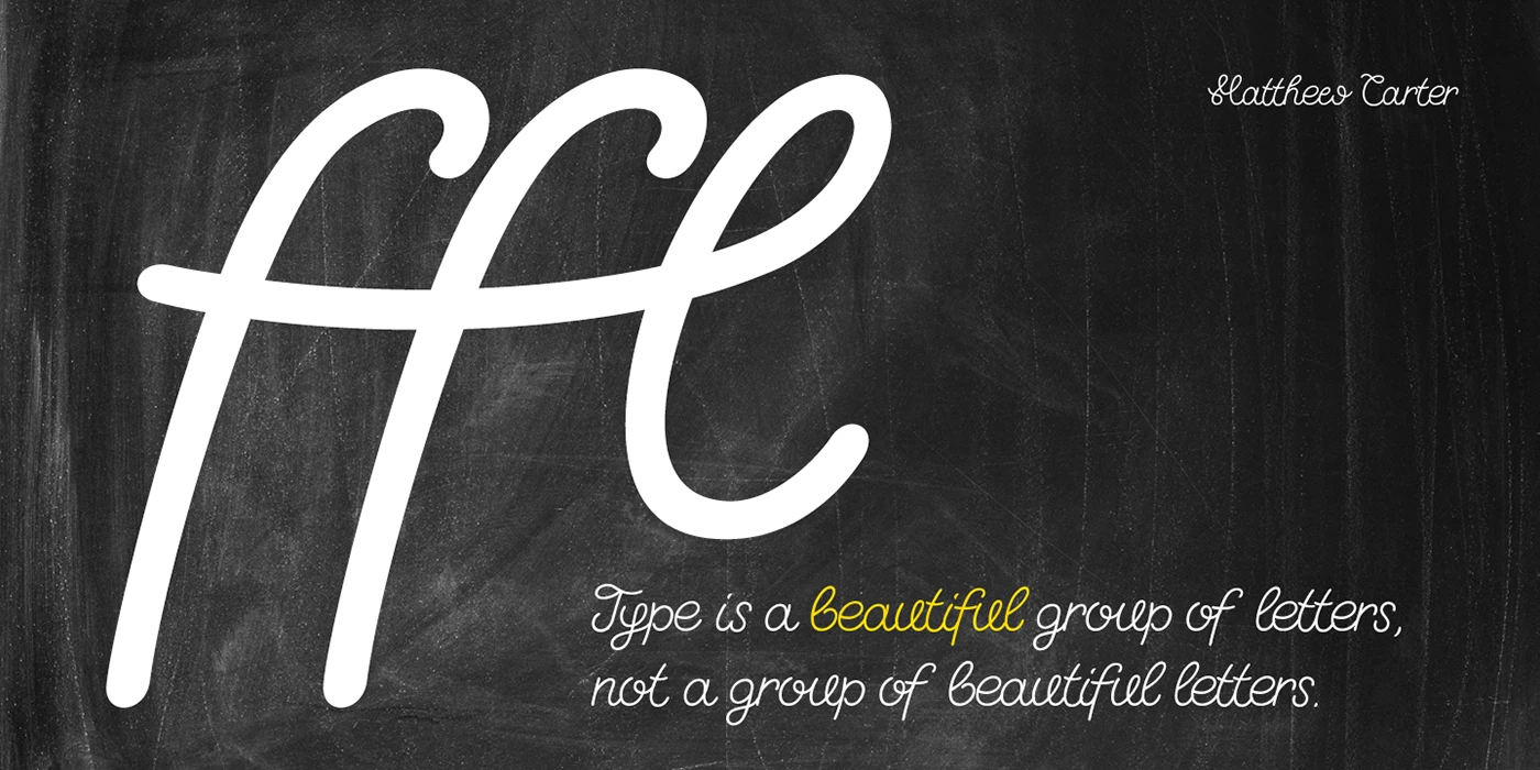 Treciokas typeface